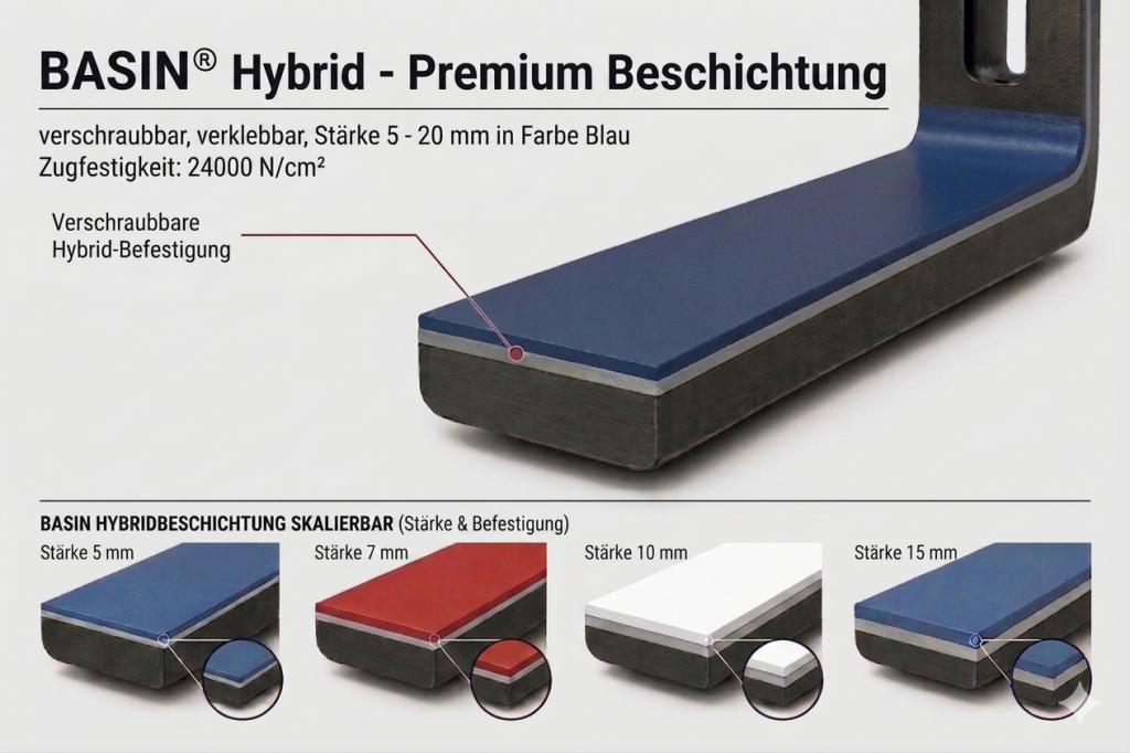 Basin Hybrid Premium Gabelzinkenbeschichtung