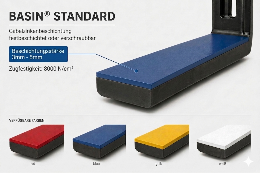 Basin Standard Beschichtung